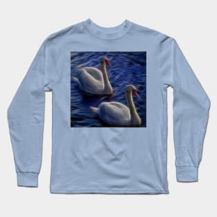 Electric swans Long Sleeve T-Shirt